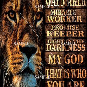 Way Maker 11x14 wood wall art